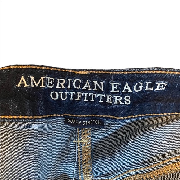 American Eagle Super Stretch Skinny Jeans Size 2 Long - Picture 3 of 5